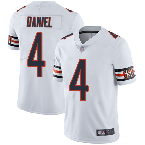 Chicago Bears Limited White Men Chase Daniel Road Jersey NFL Football #4 Vapor Untouchable->youth nfl jersey->Youth Jersey